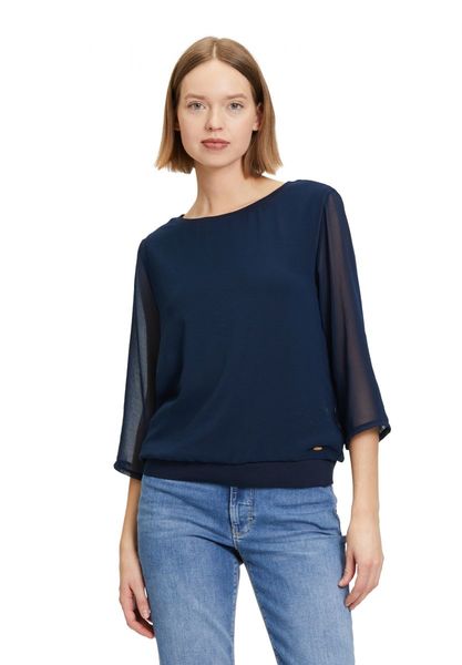 Betty & Co Blouse top - blue (8543)
