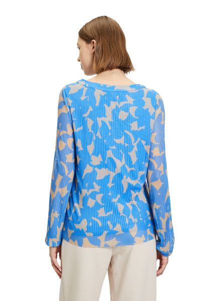 Betty & Co Leicht transparentes Shirt - blau (8874)