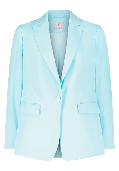 Betty & Co Long blazer - blue/green (8572)