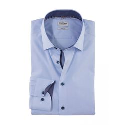 Olymp Body Fit : chemise d'affaires - bleu (10)