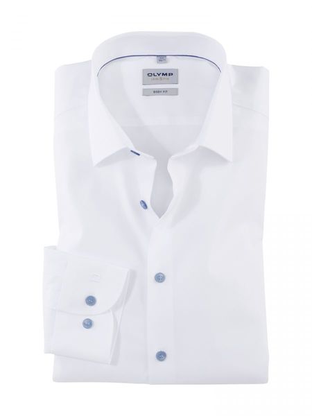 Olymp Body Fit: Business shirt - white (13)