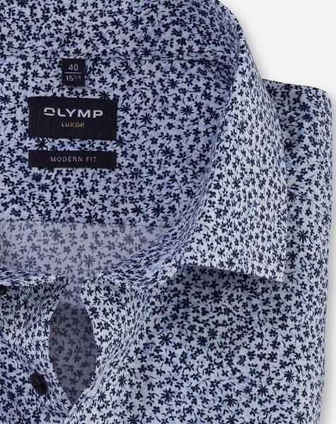 Olymp Luxor business shirt Modern Fit - blue (11)