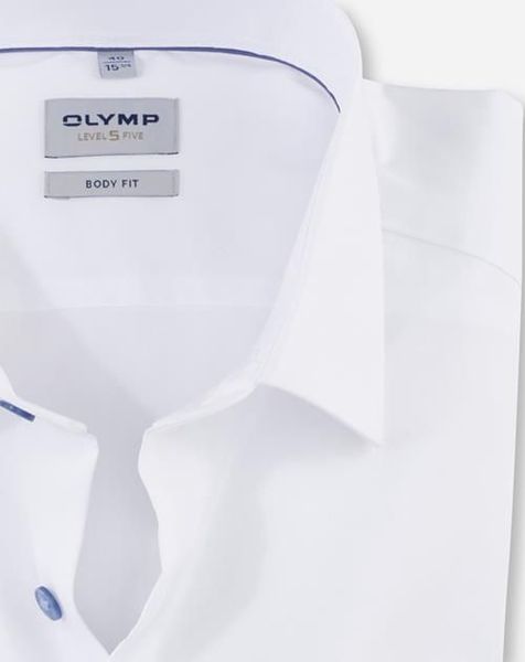 Olymp Body Fit : Businesshemd - weiß (13)
