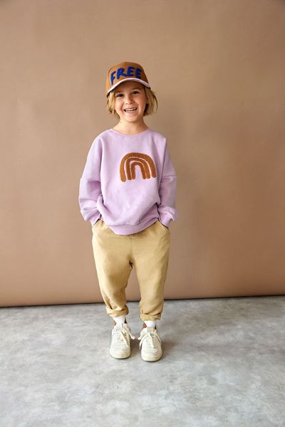 Lässig Sweatshirt - Little Gang - purple (Lila)