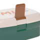 Lässig Set boîte à pain & gourde - blanc/vert (Vert Ocean)