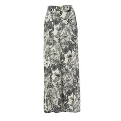 BSB Pantalon avec imprimé floral - noir/beige (BLACK )