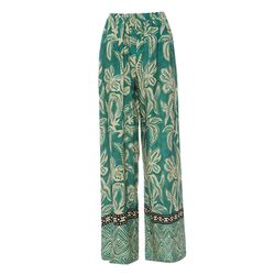 BSB Fabric trousers - green/blue/beige (GREEN)