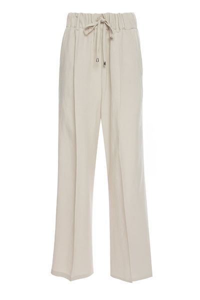 BSB Pantalon avec ceinture élastique - beige (VANILIA)