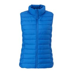 s.Oliver Red Label Quilted vest with stand-up collar - blue (5531)
