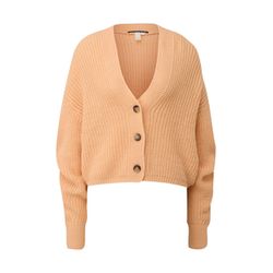 Q/S designed by Veste en tricot avec col en V  - orange (2101)
