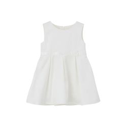 s.Oliver Red Label Sleeveless dress with floral appliqué   - white (0200)