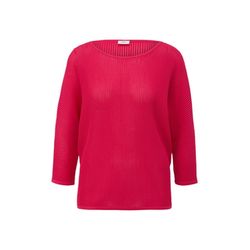 s.Oliver Black Label Pull tricoté à manches chauve-souris - rose (4554)