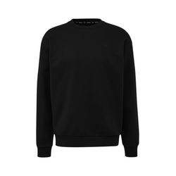 Q/S designed by Sweatshirt with embroidered logo  - black (99L0)