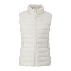 s.Oliver Red Label Quilted vest with stand-up collar - white (0330)