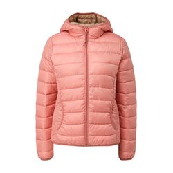 Q/S designed by Quilted jacket with hood - pink (2108)