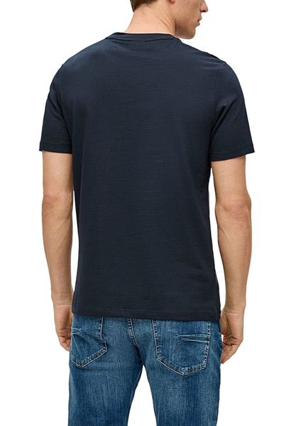 s.Oliver Red Label T-Shirt mit Logoprint - blau (59D1)