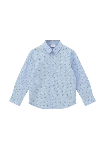 s.Oliver Red Label Long-sleeved poplin shirt - blue (50B0)