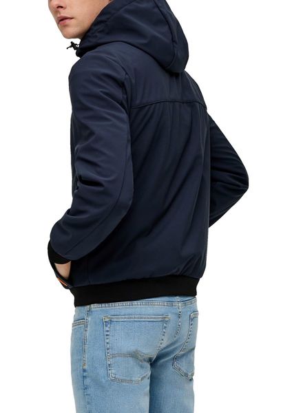 Q/S designed by Hooded jacket with fleece lining   - blue (5884)
