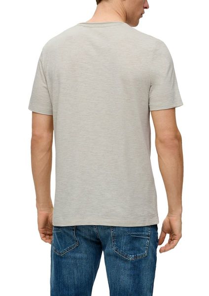 s.Oliver Red Label T-shirt avec structure en fil flammé  - blanc (01W1)