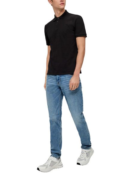Q/S designed by Basic style polo shirt - black (9999)