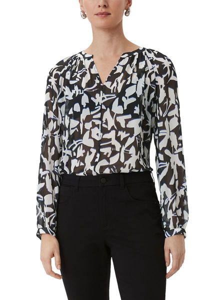 comma Chiffon blouse  - black (99A0)