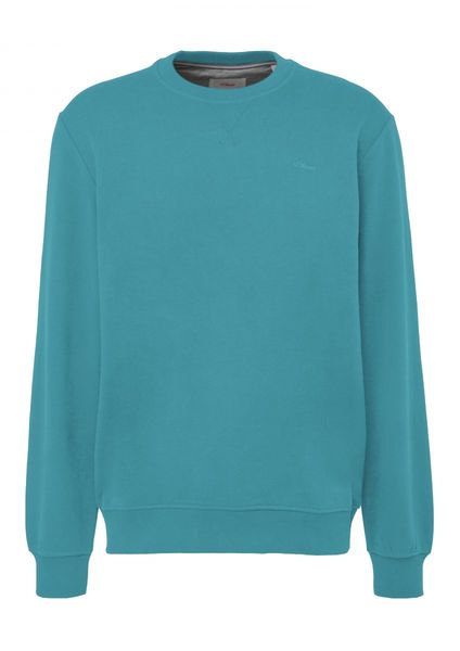 s.Oliver Red Label Sweat-shirt avec logo imprimé - vert/bleu (6565)