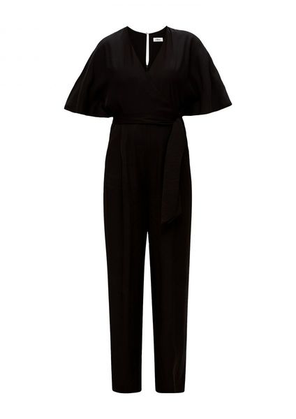 s.Oliver Black Label Jumpsuit with tie detail - black (9999)