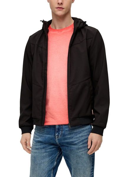 Q/S designed by Hooded jacket with fleece lining   - black (9999)