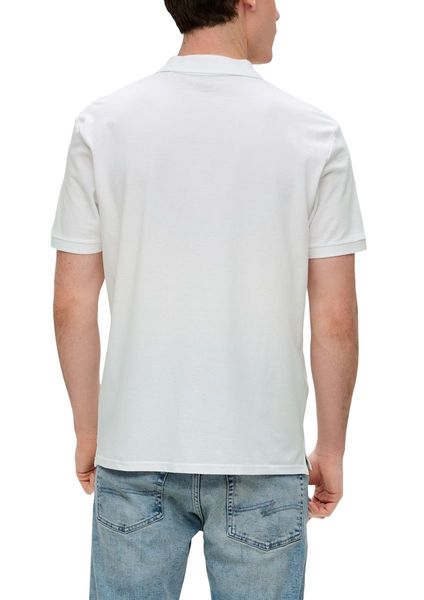 Q/S designed by Basic style polo shirt - white (0100)