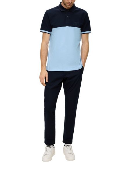 s.Oliver Red Label Polo shirt with artwork  - blue (5978)