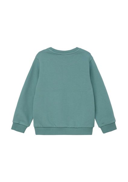 s.Oliver Red Label Sweatshirt mit Frontprint   - grün/blau (6554)