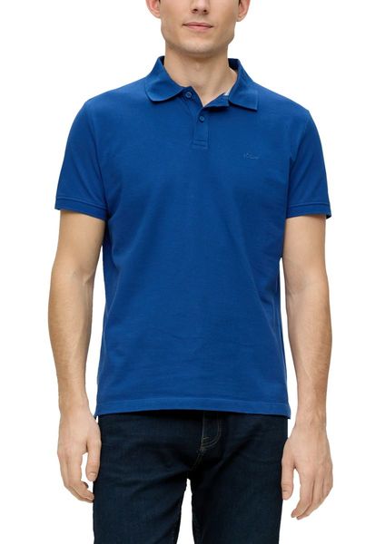 s.Oliver Red Label Cotton polo shirt  - blue (5620)