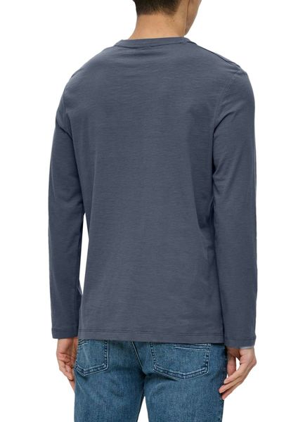 s.Oliver Red Label T-Shirt Manches longues avec structure en fil de flamme   - bleu (5777)
