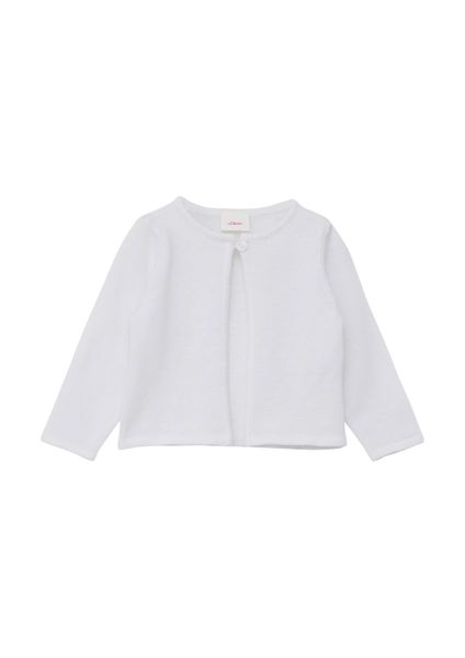 s.Oliver Red Label Cotton blend cardigan  - white (0100)