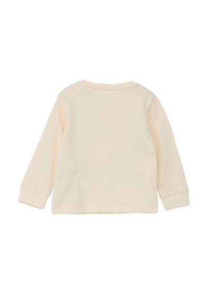 s.Oliver Red Label Long sleeve with relief print  - beige (0805)