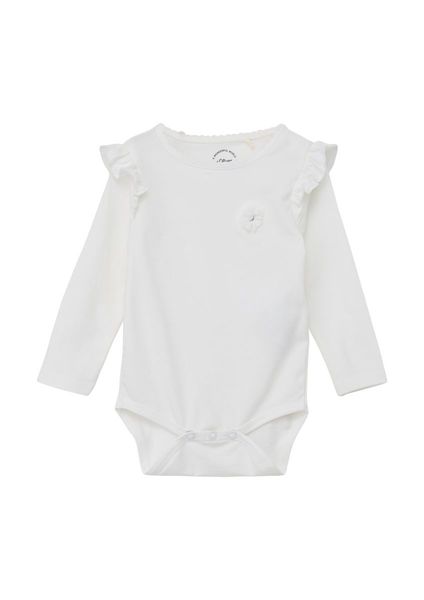 s.Oliver Red Label Blouse body with chiffon ruffles   - white (0100)