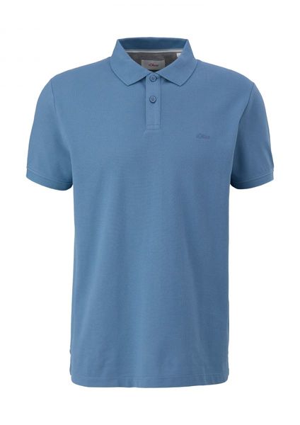 s.Oliver Red Label Cotton polo shirt  - blue (5402)