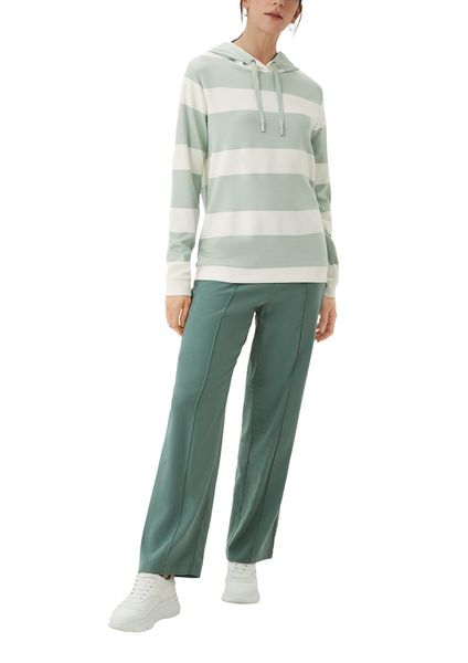 comma Sweatshirt aus Jersey  - grün (72G4)