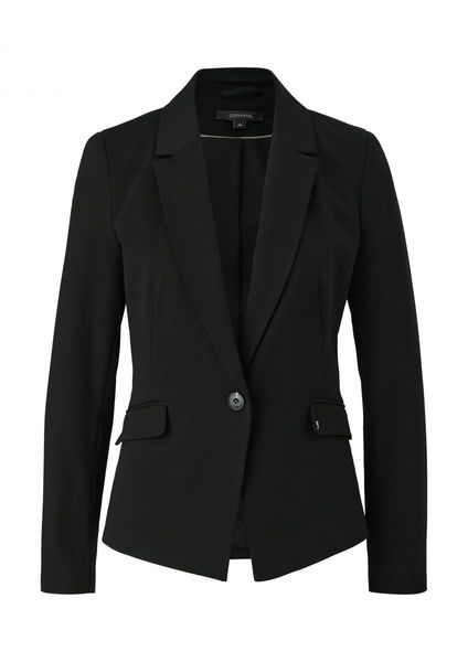 comma Viscose blend blazer - black (9999)