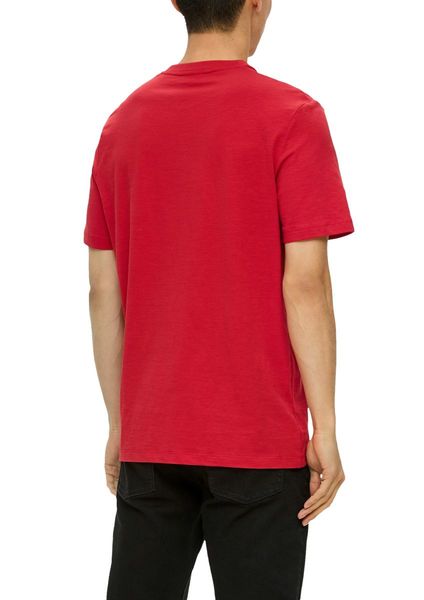 s.Oliver Red Label T-Shirt mit Flammgarnstruktur   - rot (31D1)