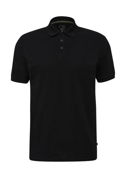 Q/S designed by Basic style polo shirt - black (9999)