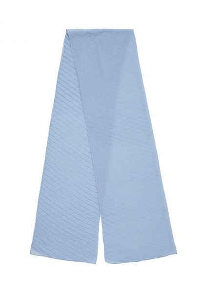 s.Oliver Red Label Scarf with pleats   - blue (5271)
