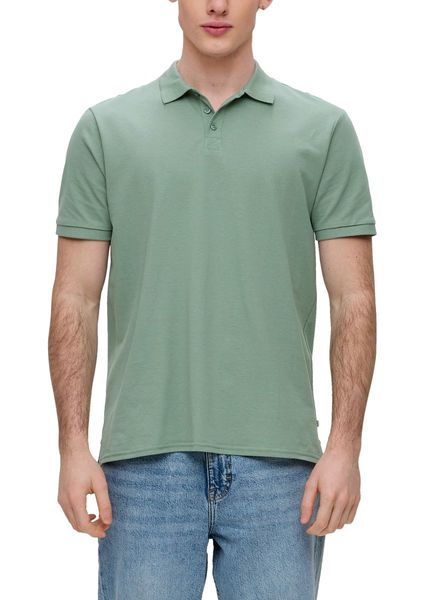 Q/S designed by Polo-Shirt im Basic-Stil - grün (7238)
