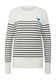 s.Oliver Red Label Striped jumper with subtle embroidery  - black/white (99G3)