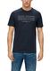s.Oliver Red Label T-shirt with logo print - blue (59D1)