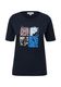 s.Oliver Red Label T-Shirt mit Frontprint  - blau (59D0)