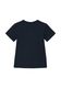s.Oliver Red Label T-shirt with rubberized print  - blue (5952)