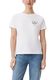 comma T-Shirt mit Frontprint  - weiß (01E1)