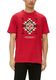 s.Oliver Red Label T-shirt with flame yarn structure   - red (31D1)