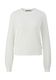 Q/S designed by Knitted sweater with dobby structure  - white (0200)